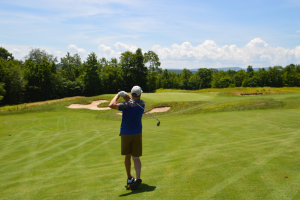 Person Golfing